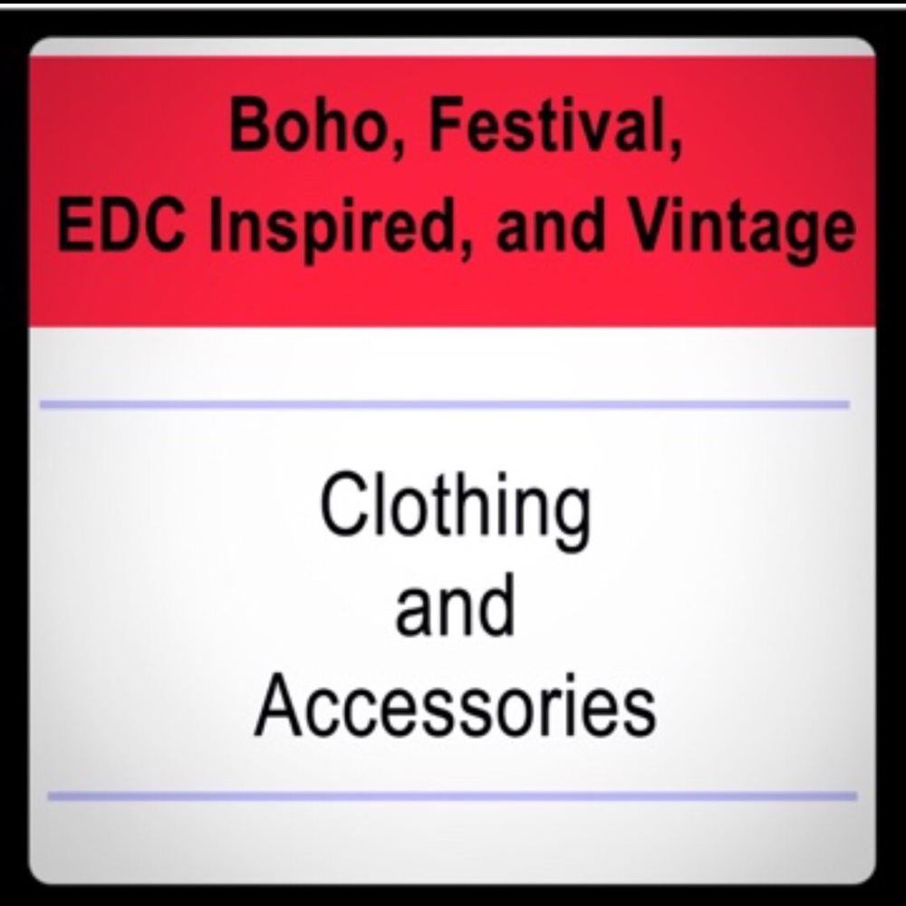 NOT FOR SALE!!! PREOWNED boho and vintage clothing